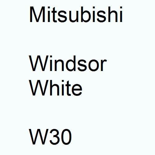 Mitsubishi, Windsor White, W30.